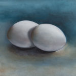 stilleven, schilderkunst, realisme, olieverf, eieren